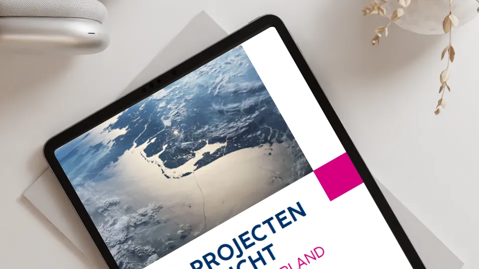 Mock-up ipad, brochure JTF
