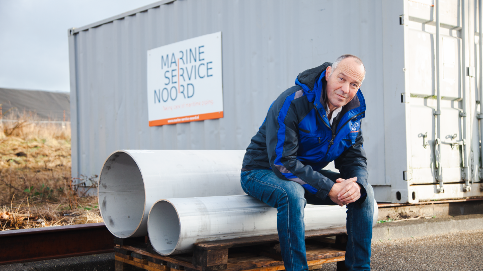 Foto Niek Koops, directeur Marine Service Noord (MSN)