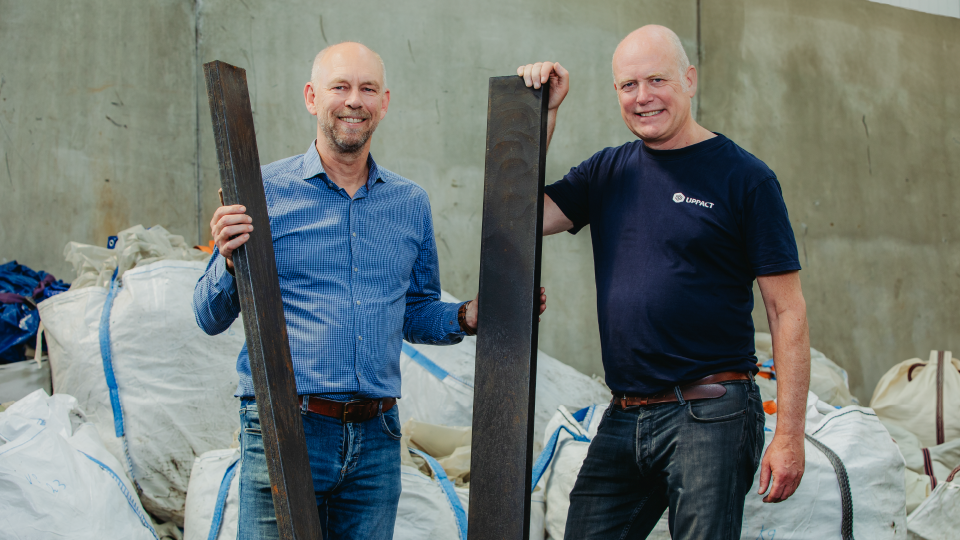 Eigenaren Uppact: Jan Jaap Volmer en Michel Walstock